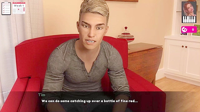 Melody - Romantic girlfriend rides on your stiff cock - 3d game walkthrough