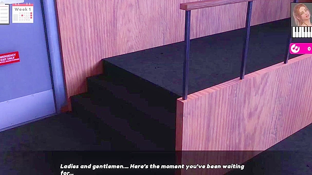 Melody - Romantic girlfriend rides on your stiff cock - 3d game walkthrough