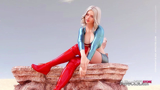 Girls vs Goddess - 3D Futanari Animation futa supergirl fucks wonder woman