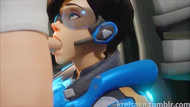 Mercy, widowmaker and her overwatch friends spread their pussies for sex