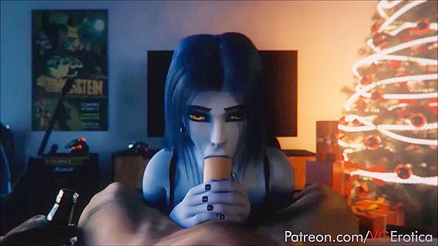 Mercy, widowmaker and her overwatch friends spread their pussies for sex