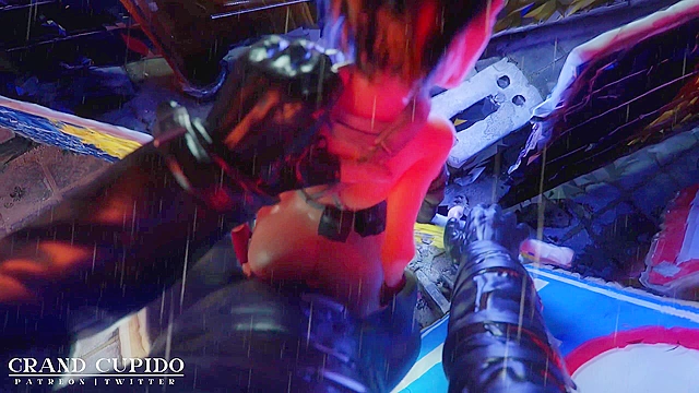 Jill Valentine Fucks Nemesis Huge Cock - Part 2