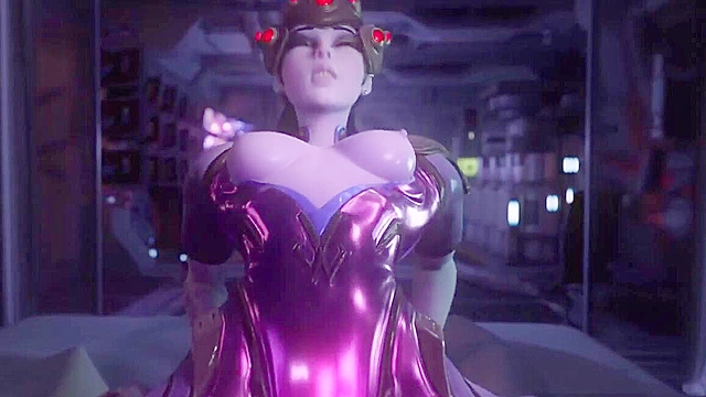 Widowmaker rides on your cock till cum explodes in her