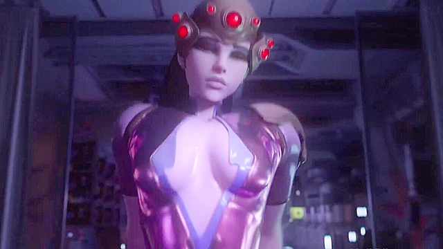 Widowmaker rides on your cock till cum explodes in her
