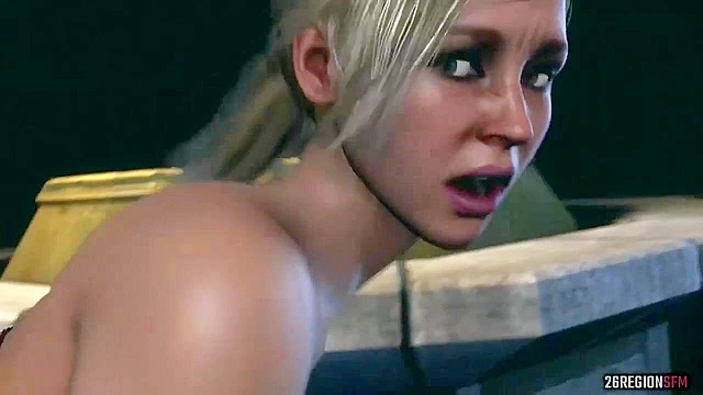 Cassie Cage Mortal Kombat Fucking a big orc cock