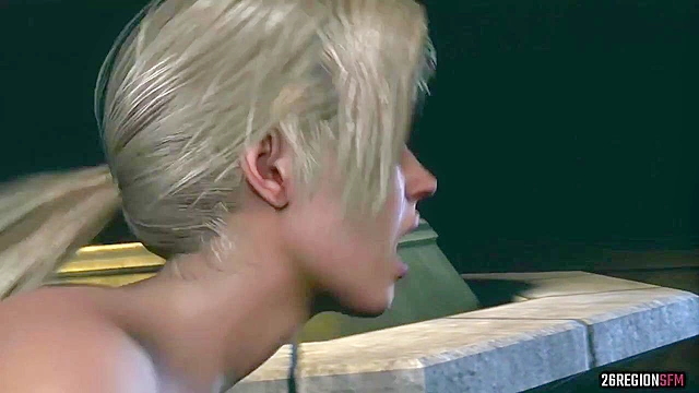 Cassie Cage Mortal Kombat Fucking a big orc cock