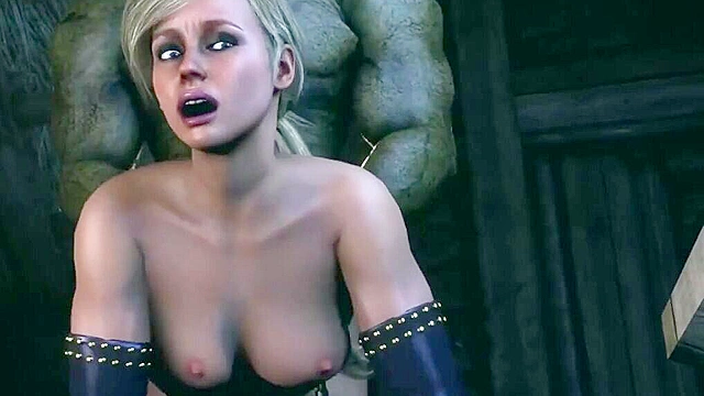 Cassie Cage Mortal Kombat Fucking a big orc cock