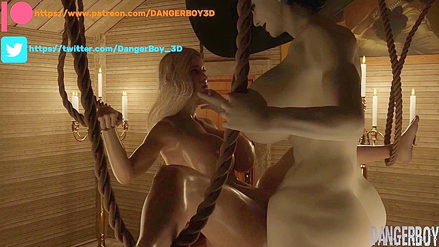 Resident Evil Futa Lady Dimitrescu BDSM - Futanari pounds female