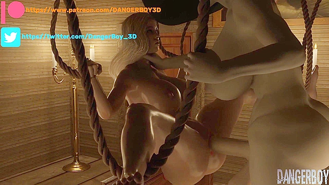 Resident Evil Futa Lady Dimitrescu BDSM - Futanari pounds female
