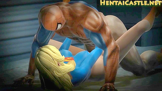 Batman gives supergirl a 69 pussy licking and fuck