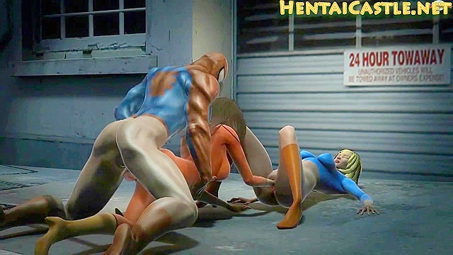 Batman gives supergirl a 69 pussy licking and fuck