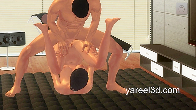 3D Multiplayer Sex Game Preview - 3D teen sucks cock and rides with her asshole