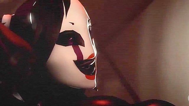 Girl gets fucked by animatronic furries