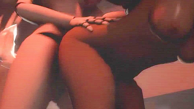 Girl gets fucked by animatronic furries