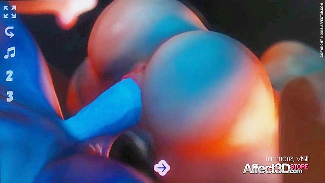 3D animation futa game - very realistic hardcore