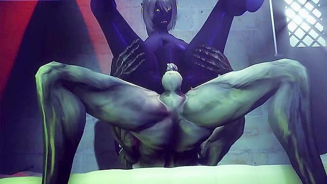 Uncontrolled Experiment ~THICC Queen Nualia rides on a hard cock