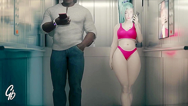 3D Porn - Girl cheats on bf in no nut November with a bbc