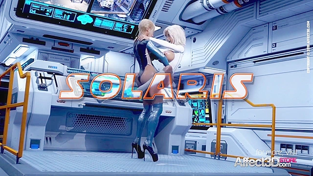 Solaris - Scifi 3d animation porn with big tits futanari babes in high heels