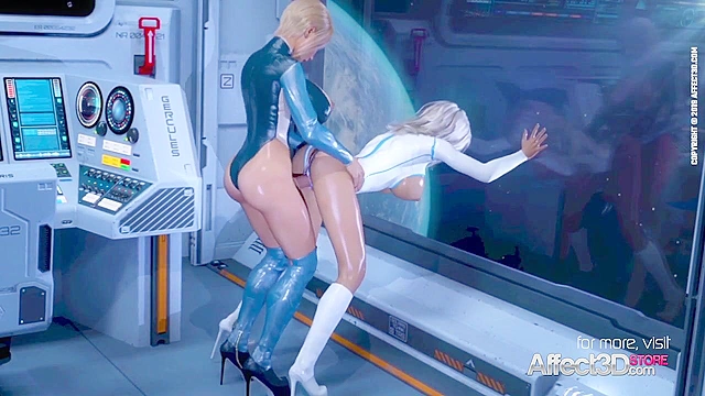 Solaris - Scifi 3d animation porn with big tits futanari babes in high heels