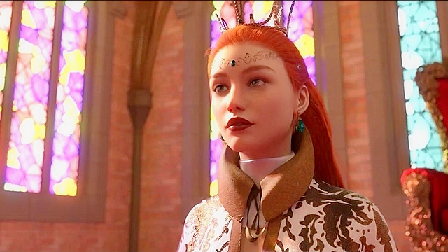 Queen Royally Rewards An Exotic Futa Dancer with blowjob