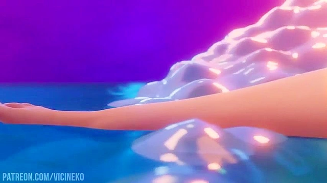 3D Porn - Mona Genshin Impact gets fucked by magic tentacles after summoning