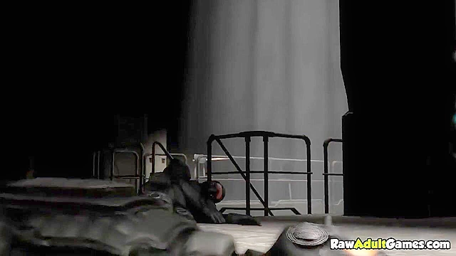 3D street fighter Chun Li loses a match and then gets strapon fucked