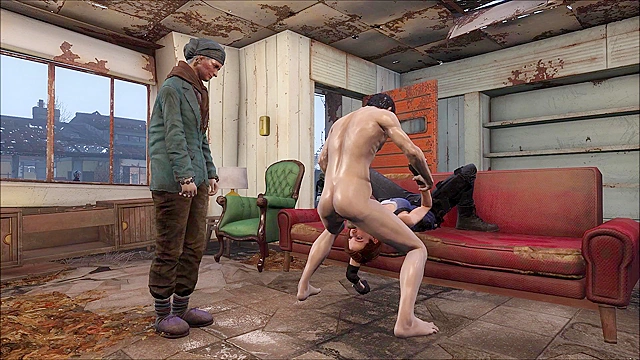 Fallout 4 Jill Valentine gets a rough face fucking