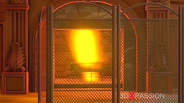 Sexy 3d porn girls get fucked by huge black cocks outdoor in a luxury villa