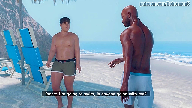 Cheating at the beach resort with BBC while boyfriend around corner