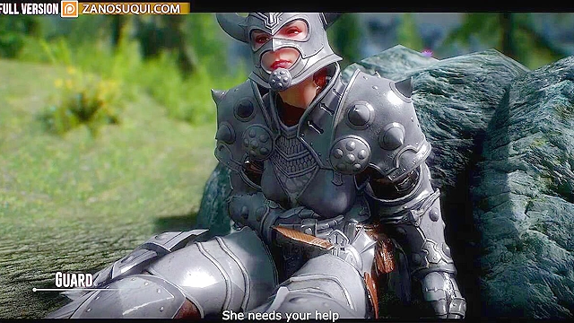 Orc Futa slams the cunt of huge titty 3d fantasy girl