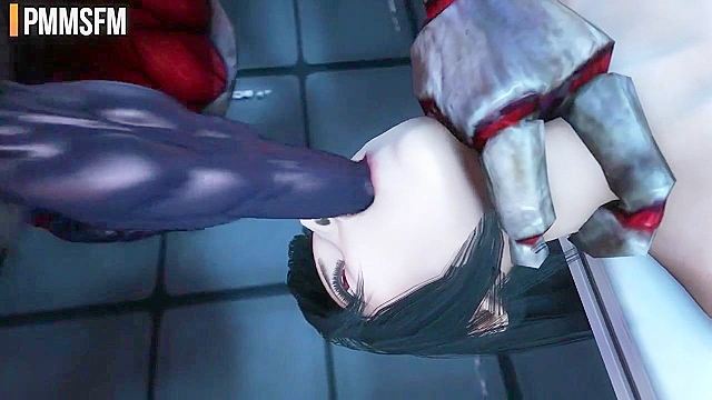 Tifa Lockhart is taken and fucked by big dicked muscular monster
