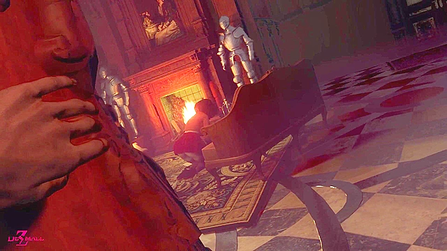 The Ghost Of a Brothel - Velma gets face fuck deepthroat blowjob