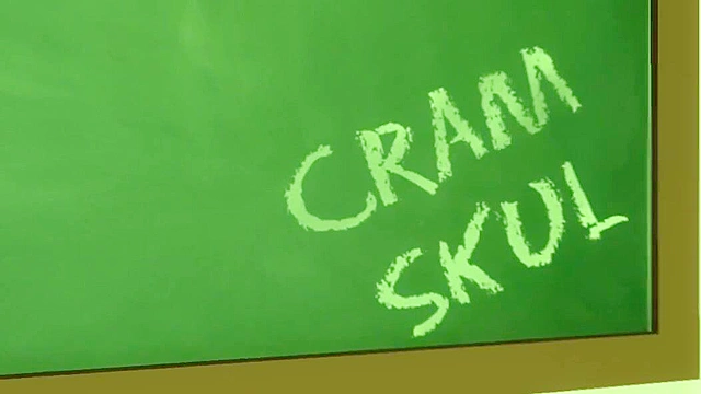 Cram Skul Xtra Credit - Football player pile drivers busty teacher