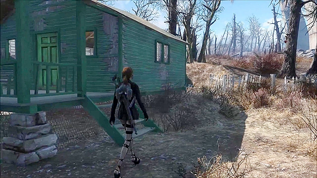 Fallout 4 girl gets some standing double penetration