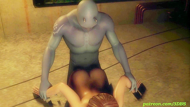 Underground rough alien sex with curvy milf