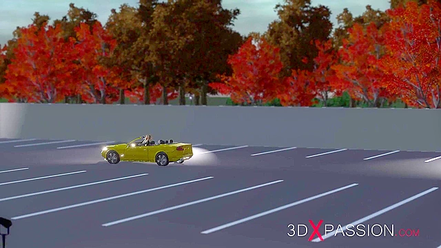 A sexy young blonde gets fucked hard by a fire demon in the dungeon