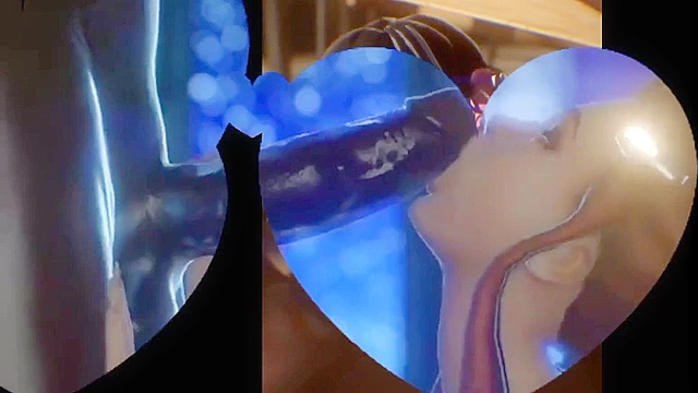 Big black dick compilation of 3d babes taking bbc deep