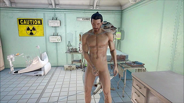 Fallout 4 Petite 3d nurse in stockings fucked on the desk
