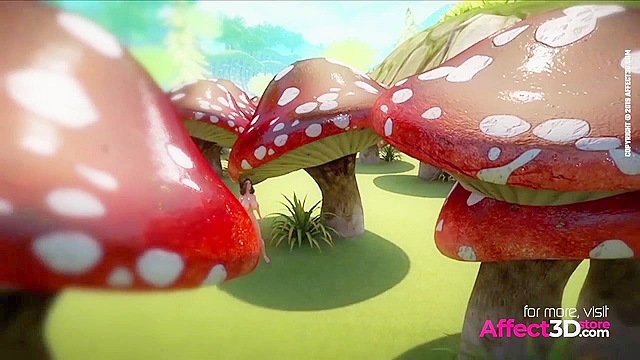 Amalia in the Wonderland part 2 - 3D Animation of elves and lesbian pussy licking