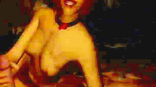 Hot elf babe takes you to a cabin, sucks your cock, and rides you