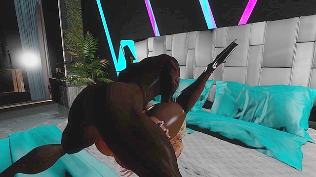 Kayla Got Served A King Sirleron - 3D blonde with huge tits takes BBC deep