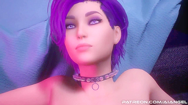 Angelica's Night at the Club 2 - Purple haired girl takes dick in nightclub