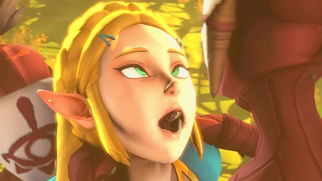 Legend of Zelda - Zelda Double Fucked by Yiga Clan