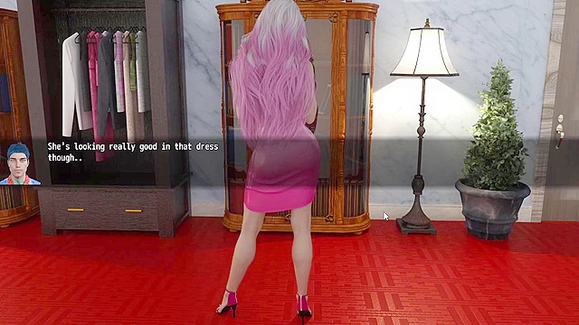 Your busty sisters want to fuck you in dirty sex game walkthrough