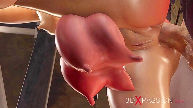 Farmer fucks a sexy young cow woman in cowshed