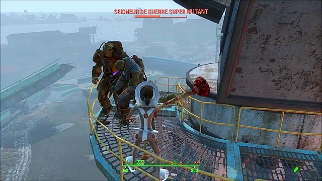 Fallout bathroom girl fucks ass with plunger then pounded by mutant