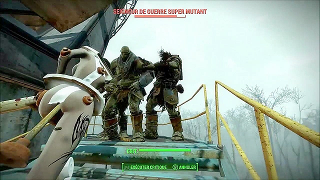 Fallout bathroom girl fucks ass with plunger then pounded by mutant