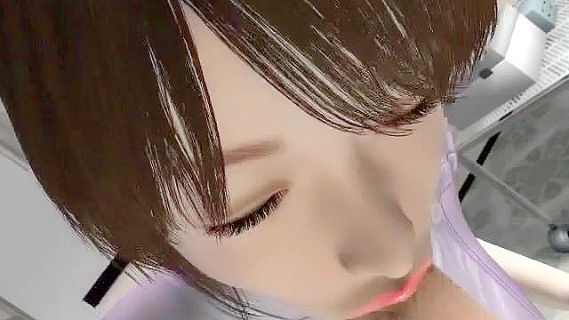 Consultation Room - 3D Nurse and doctor cure patient's sickness with cowgirl sex