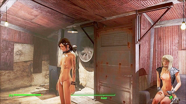 Fallout 4 Elie and the Pastor 3D interracial fuck