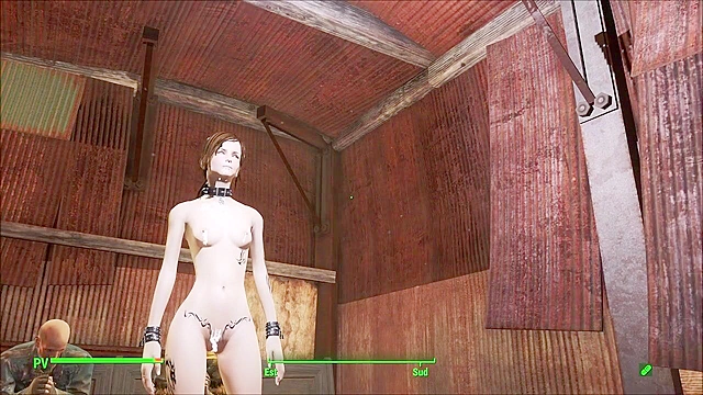 Fallout 4 Elie and the Pastor 3D interracial fuck